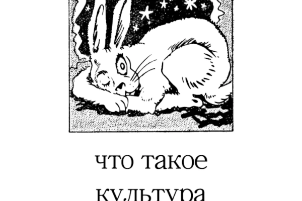 Обложка зина: по центру — чёрно-белый рисунок зайца, который спит с одним открытым глазом, ниже название зина.