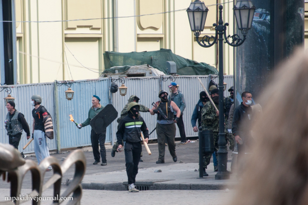 Anti-Maidan thugs in Odessa, 2nd of May 2014