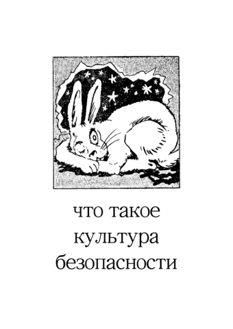 Обложка зина: по центру — чёрно-белый рисунок зайца, который спит с одним открытым глазом, ниже название зина.