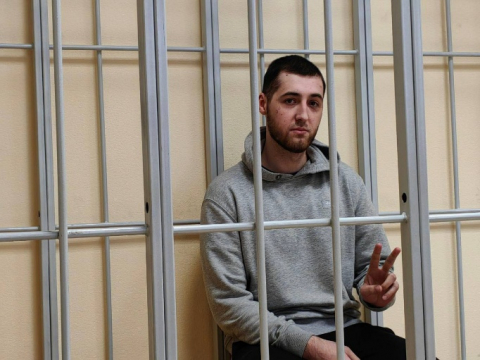 Никита Олейников в суде